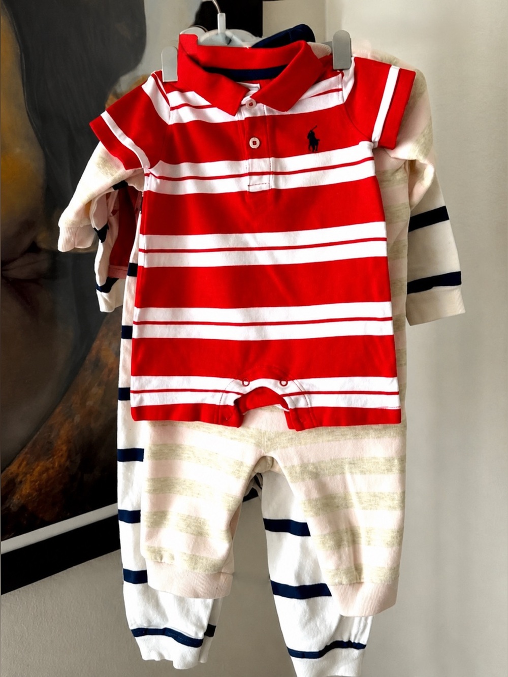 Ralph Lauren Baby 6M Clothing Bundle 5 Pieces | One-Piece Outfits 😍